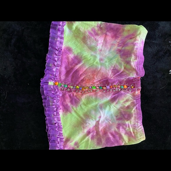 Safety pin custom made top and skirt - Picture 7 of 8